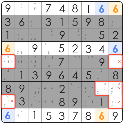 explain x wing in sudoku